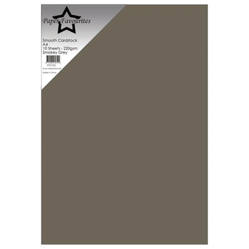 Paper Favourites Smooth Cardstock "Smokey Grey"