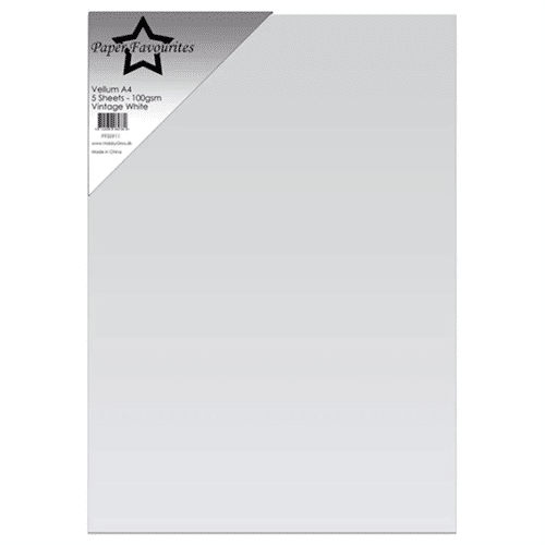 Paper Favourites Vellum Paper "Vintage White"