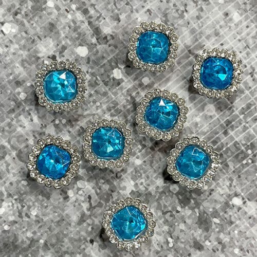 GlimmerFirkant - 8 stk. - AQUA